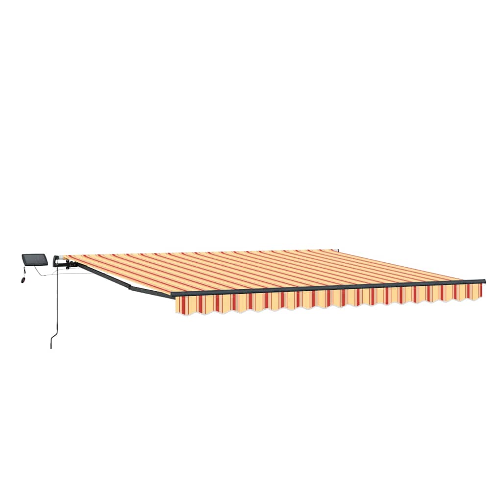 Budsorovatelné zastřešení žlutá a oranžová 450 ×300 cm textil
