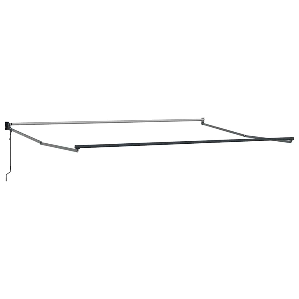 Budsorovatelné zastřešení Černá 450 × 300 cm Polyester a kov
