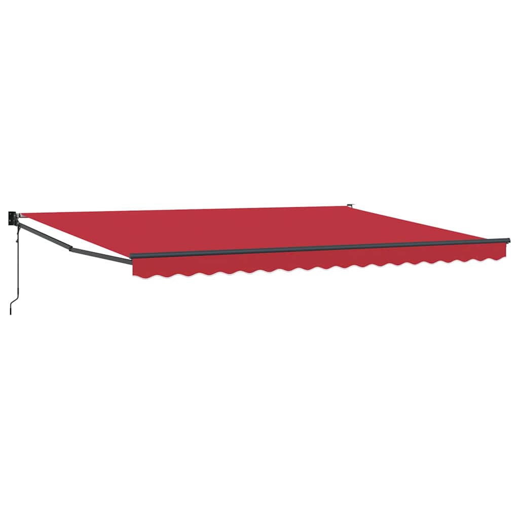 Markýza Červená 4,5 × 3 m Polyester a kov