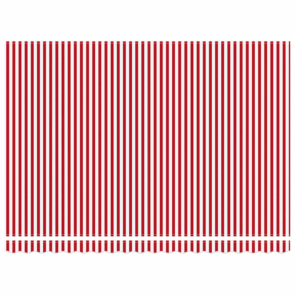Budsorovatelné zastřešení Červená a bílá 450 × 350 cm textil