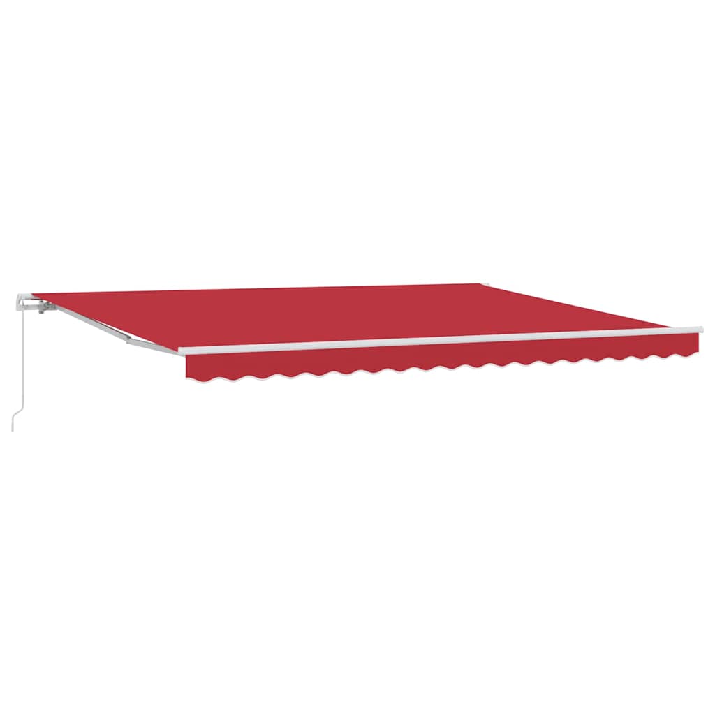 Markýza Červená 4,5 × 3,5 m Polyester a kov