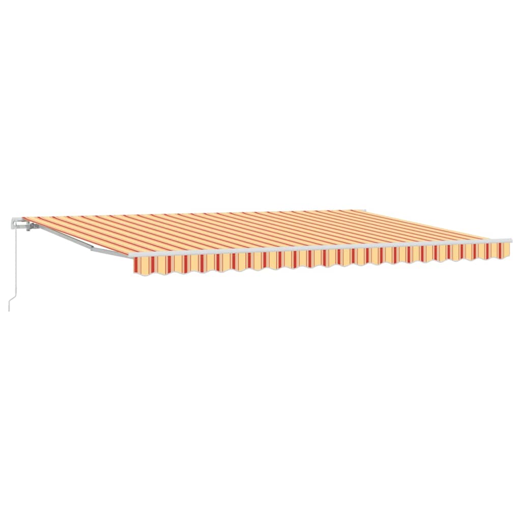 Budsorovatelné zastřešení Žlutá a oranžová 500 × 300 cm
