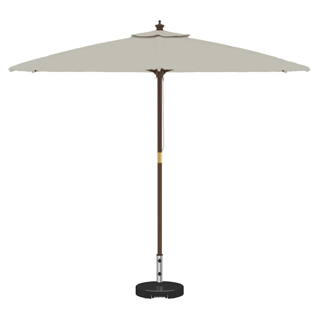 Základna pro slunečník Černá 45 x 45 x 37,5 cm Žula