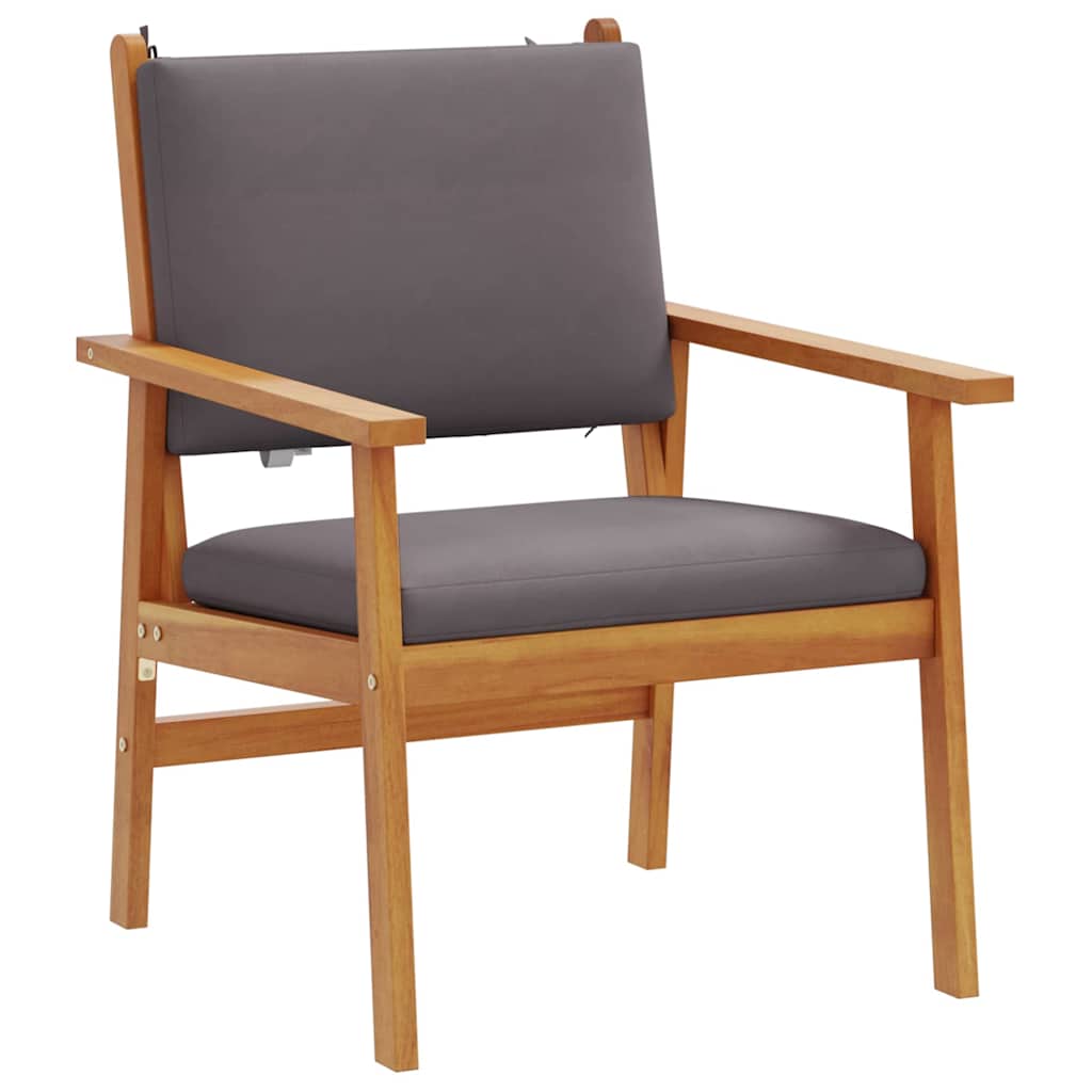 Sada zahradních pohovek s polštářem 5 pcs Hnědá 75 x 45 x 38cm