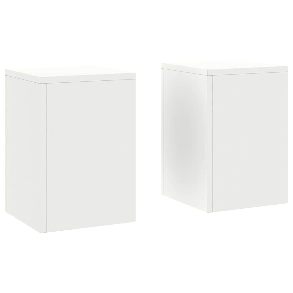 Stojany na rostliny 2 pcs Bílá 24 x 24 x 35 cm Ocel