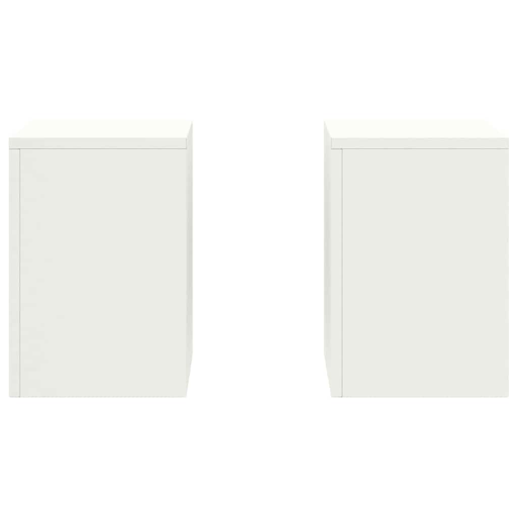 Stojany na rostliny 2 pcs Bílá 24 x 24 x 35 cm Ocel