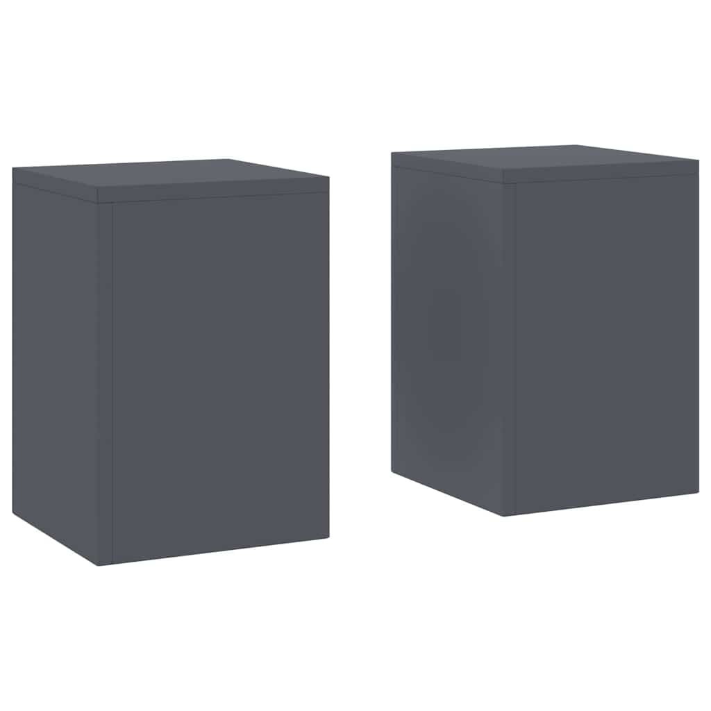 Stojany na rostliny 2 pcs Antracit 24 x 24 x 35 cm Ocel