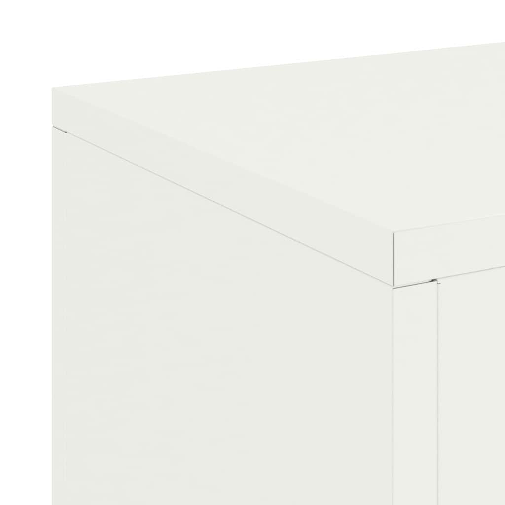 Stojany na rostliny 2 pcs Bílá 24 x 24 x 55 cm Ocel