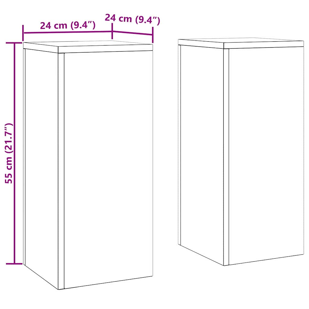 Stojany na rostliny 2 pcs Olivově zelená 24 x 24 x 55 cm Ocel