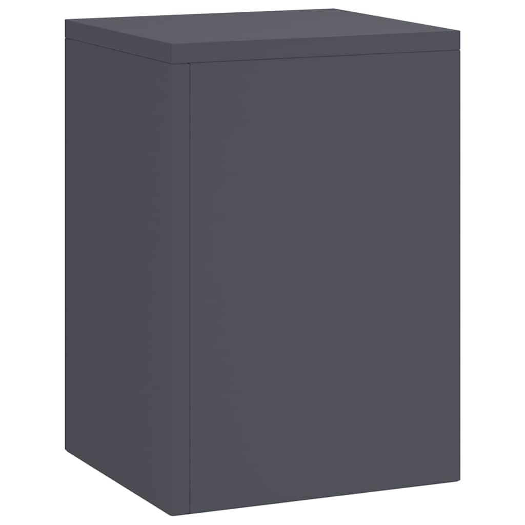 Stojany na rostliny 3 pcs Antracit 24 x 24 x 75 cm Ocel
