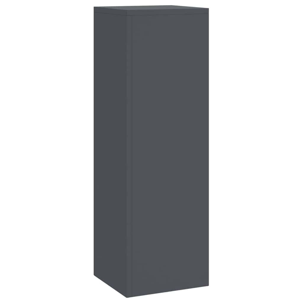 Stojany na rostliny 3 pcs Antracit 24 x 24 x 75 cm Ocel