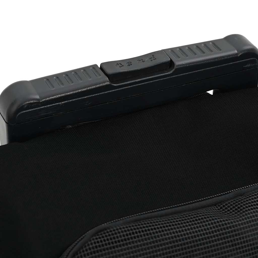 Vozík pro domácí mazlíčky 3 v 1 Design Černý 48 x 32 x (57-106) cm Oxfordská látka