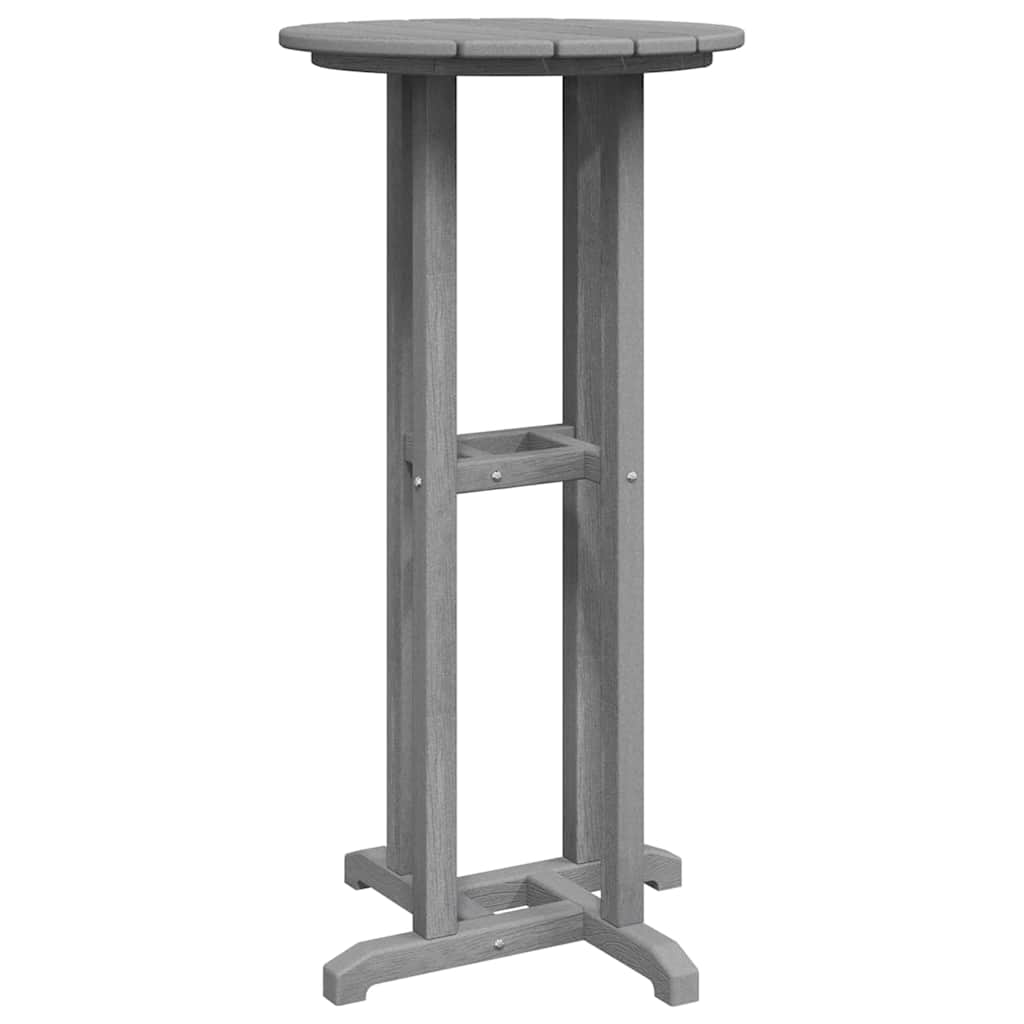 Barový stůl Světle šedá 55 x 55 x 107 cm HDPE