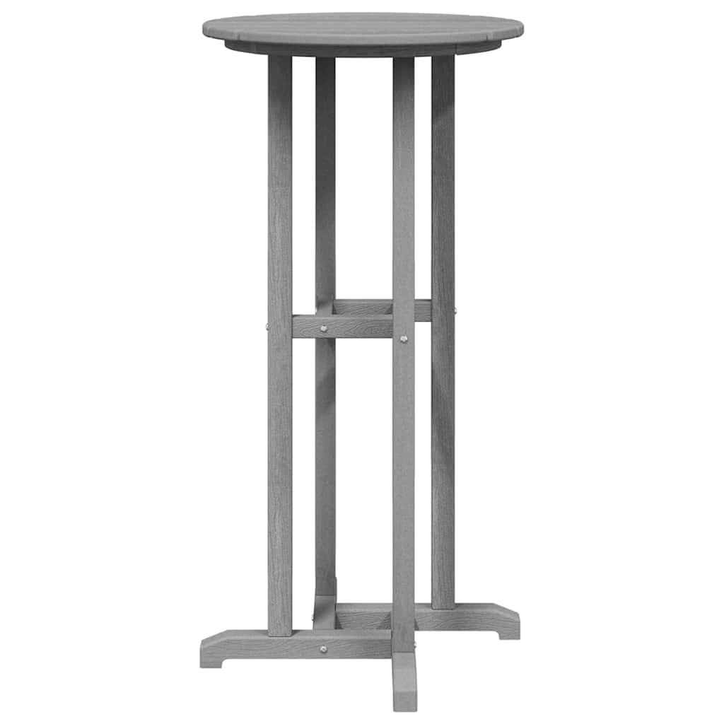 Barový stůl Světle šedá 55 x 55 x 107 cm HDPE