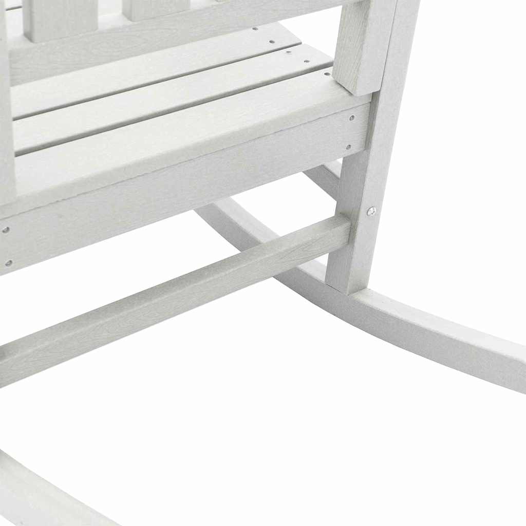 Zahradní houpací křeslo Bílá 70 x 92 x 108 cm HDPE