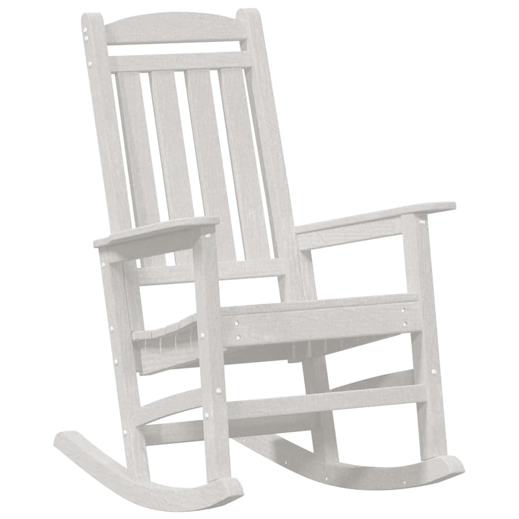 Zahradní houpací křeslo Bílá 70 x 92 x 108 cm HDPE