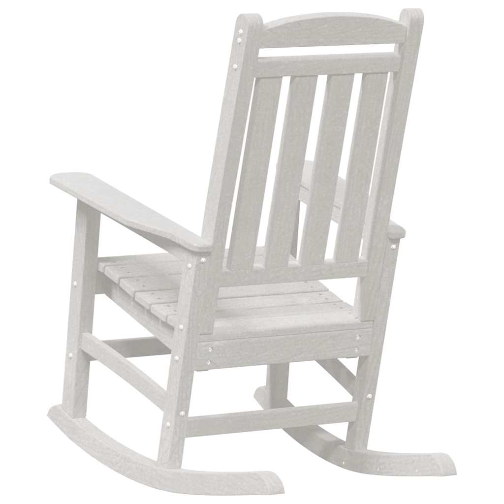 Zahradní houpací křeslo Bílá 70 x 92 x 108 cm HDPE