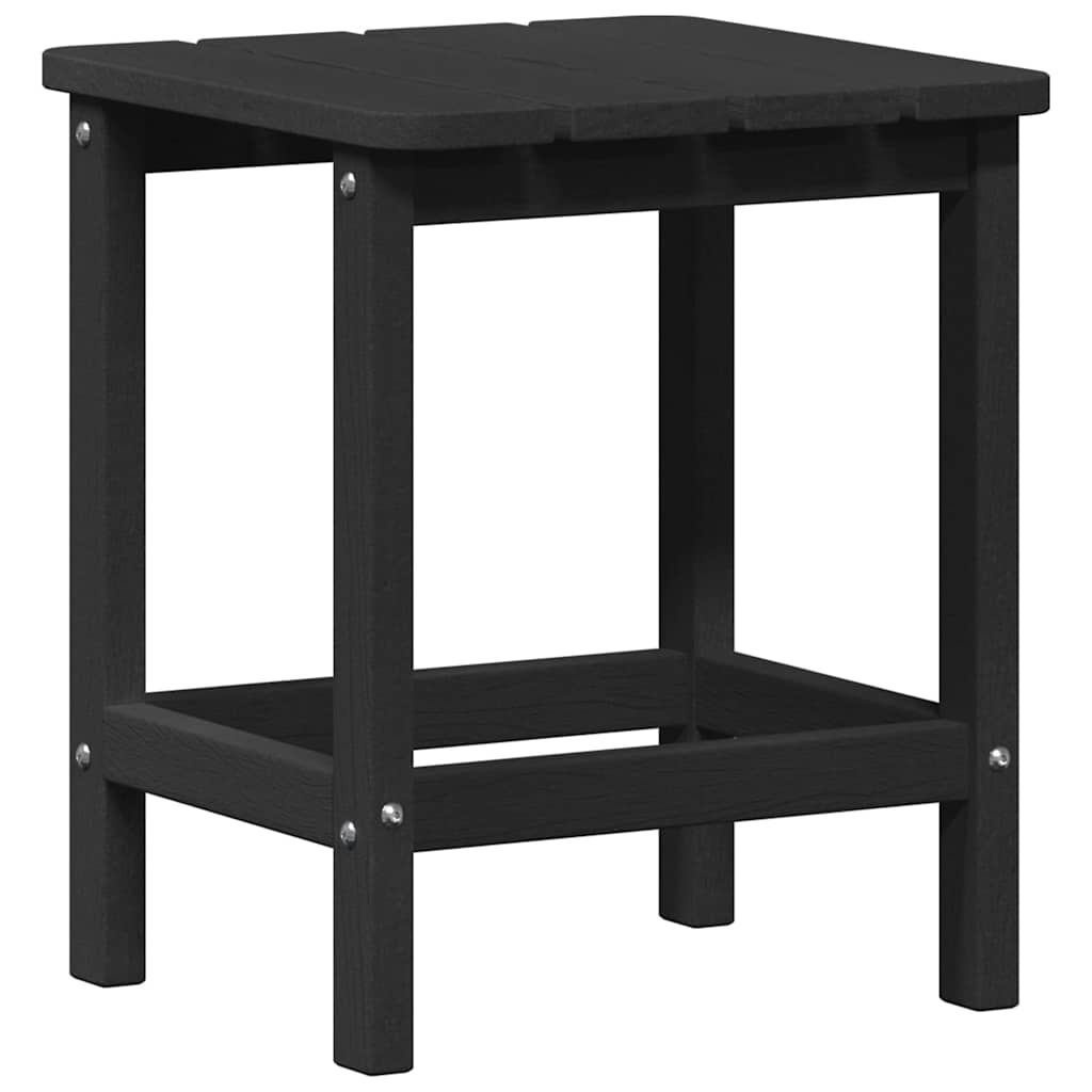 Adirondack vedlejší stůl Černá 38 x 38 x 46 cm HDPE