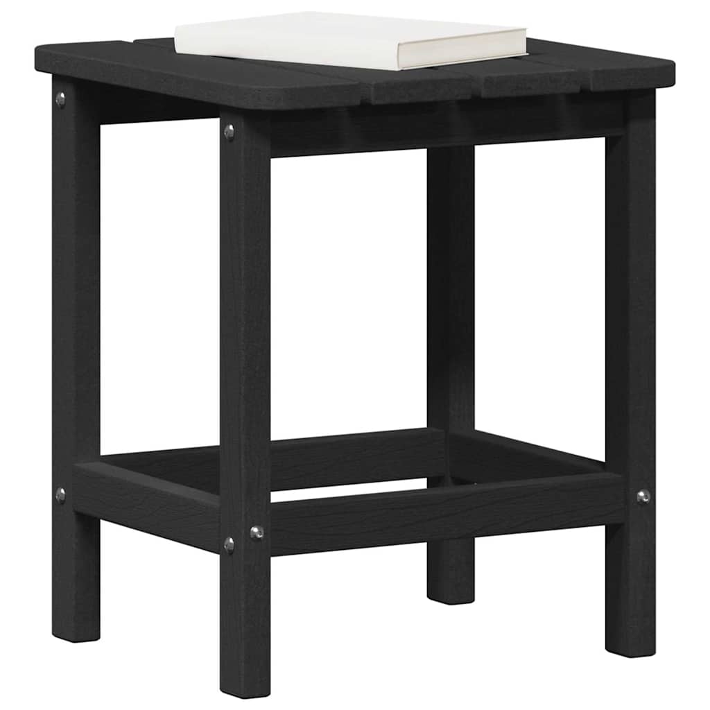 Adirondack vedlejší stůl Černá 38 x 38 x 46 cm HDPE