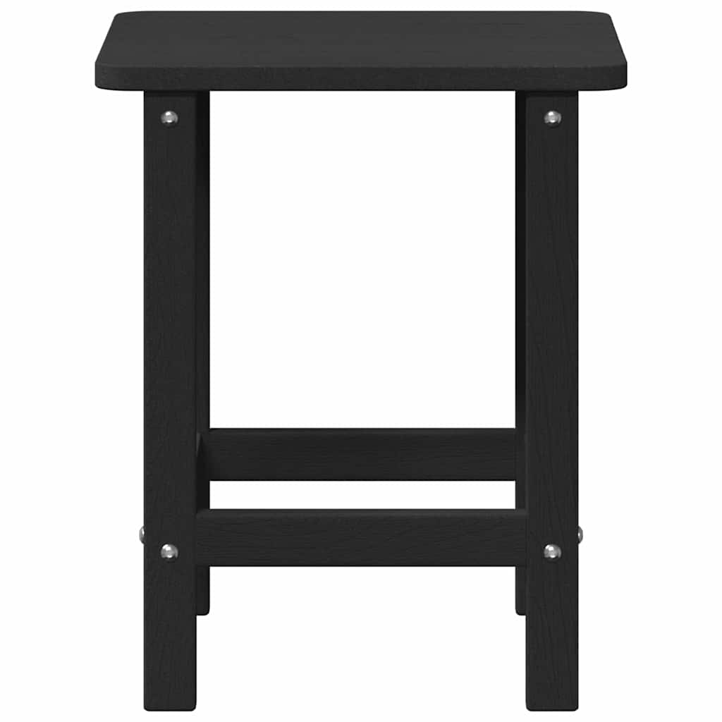 Adirondack vedlejší stůl Černá 38 x 38 x 46 cm HDPE