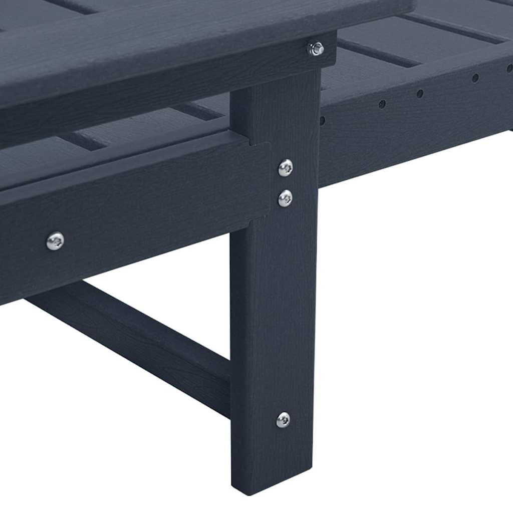 Slunečník s polštářem Námořnická modrá 73.5 x 92 x 90 cm HDPE