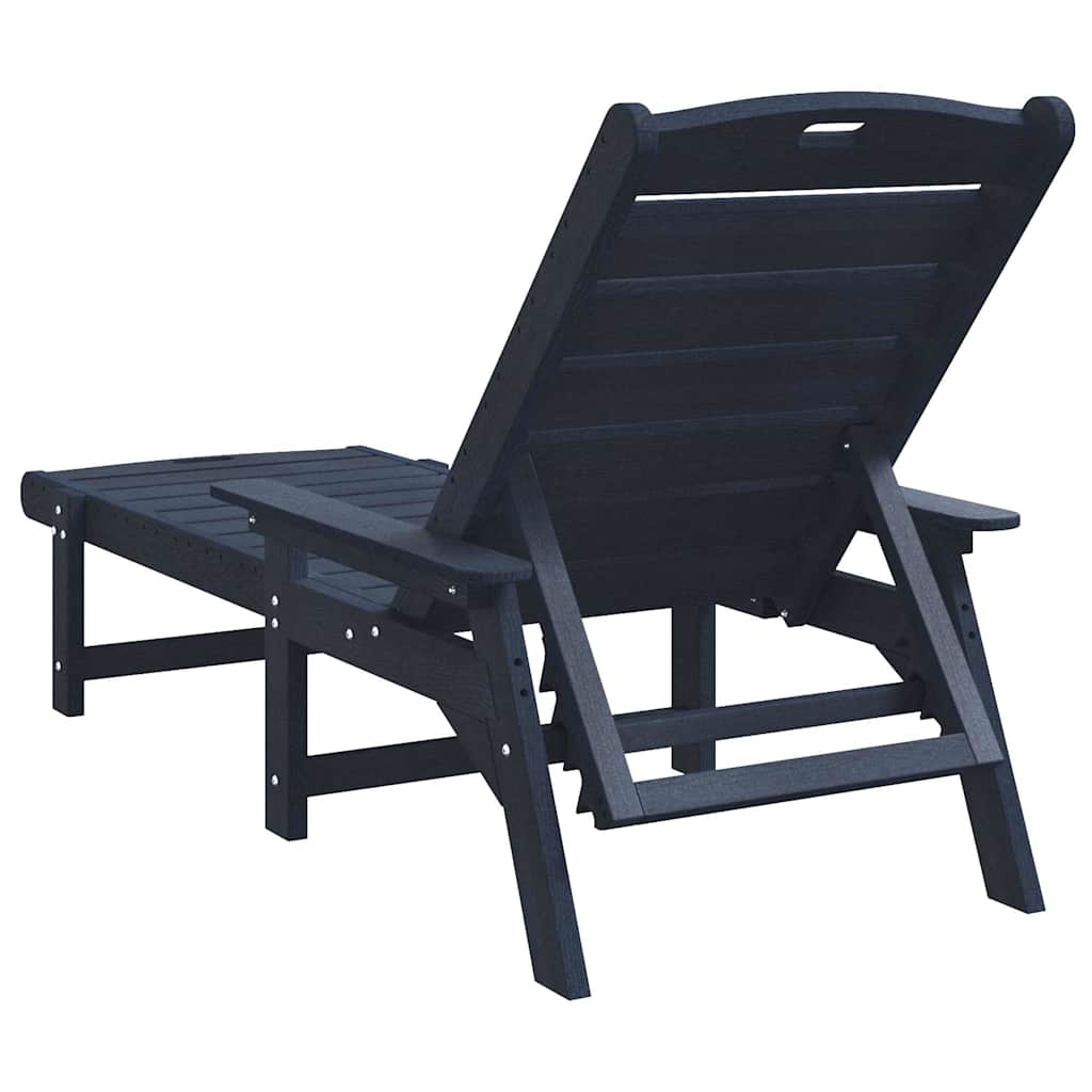 Slunečník s polštářem Námořnická modrá 73.5 x 92 x 90 cm HDPE