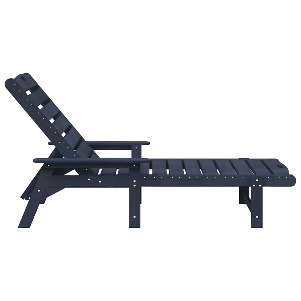 Slunečník s polštářem Námořnická modrá 73.5 x 92 x 90 cm HDPE