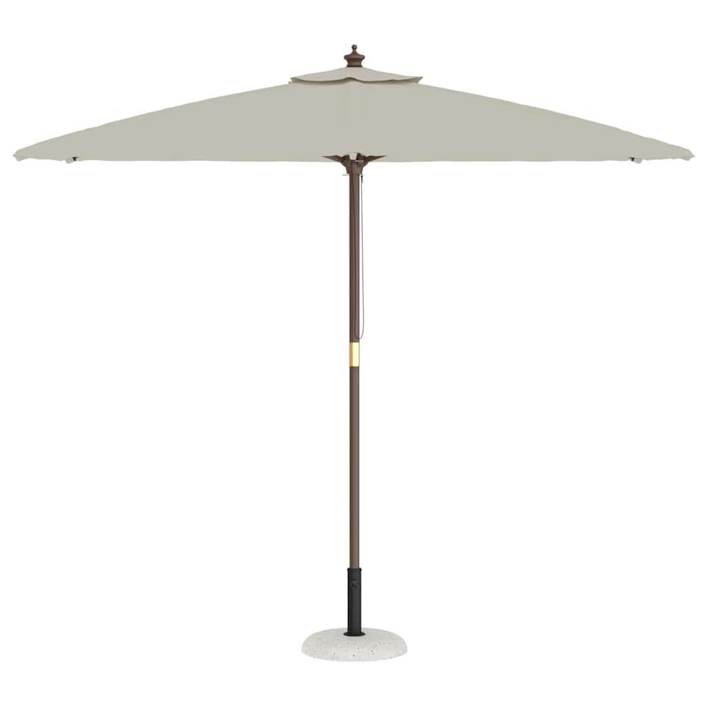 Základna pro slunečník Bílá a černá 45 x 45 x 40 cm Beton a kov