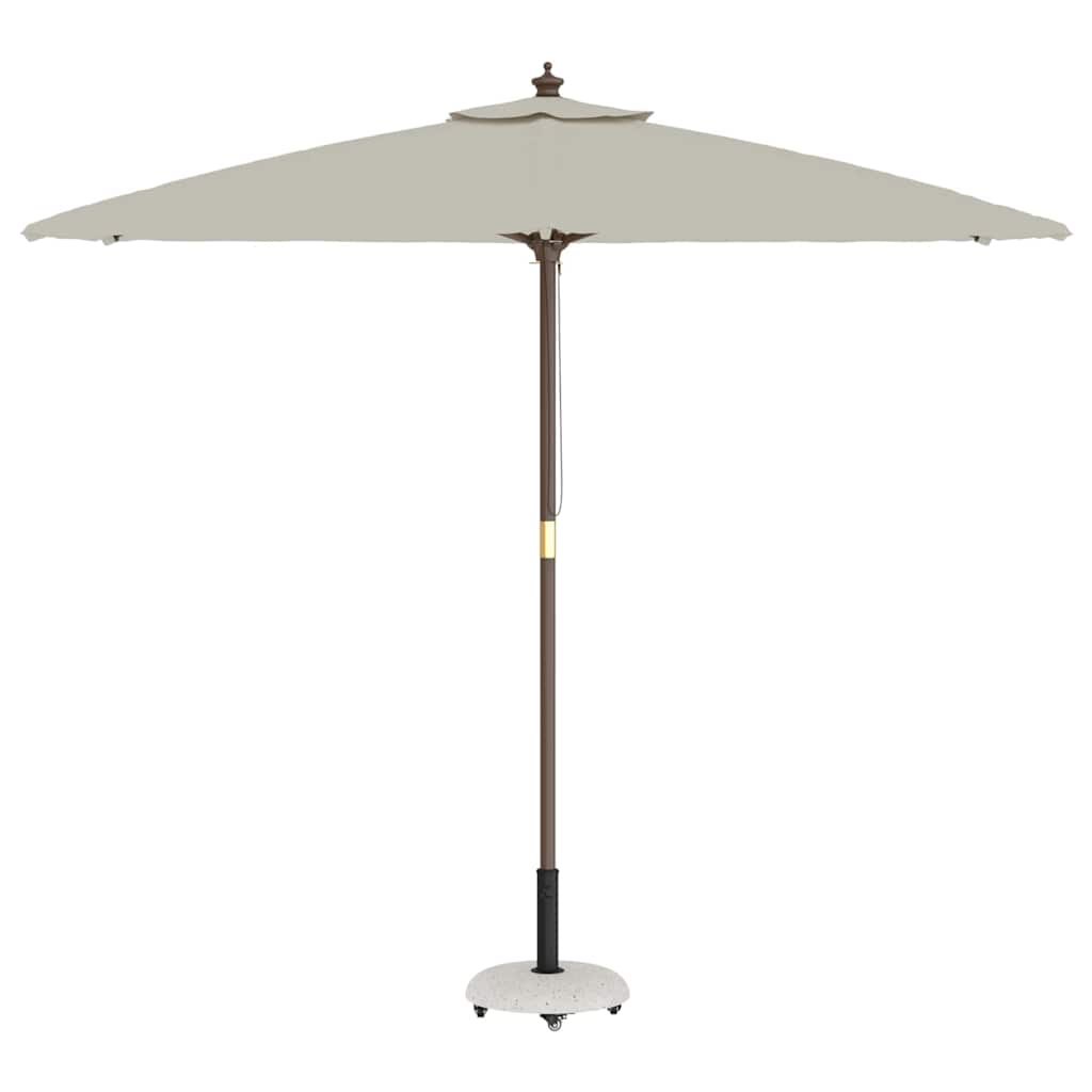 Základna pro slunečník Bílá a černá 45 x 45 x 40 cm Beton a kov