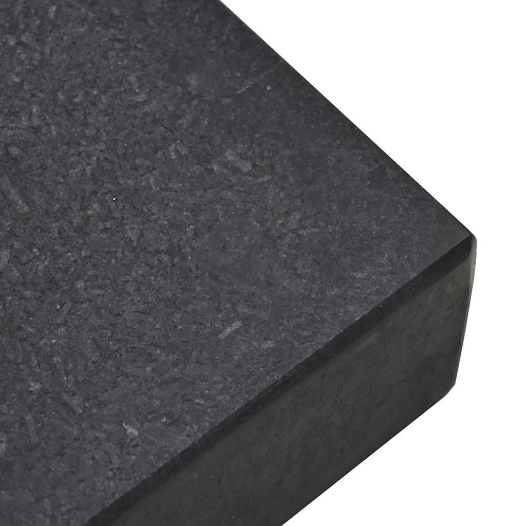 Základna pro slunečník Černá 45 x 25 x 45 cm Žula a ocel