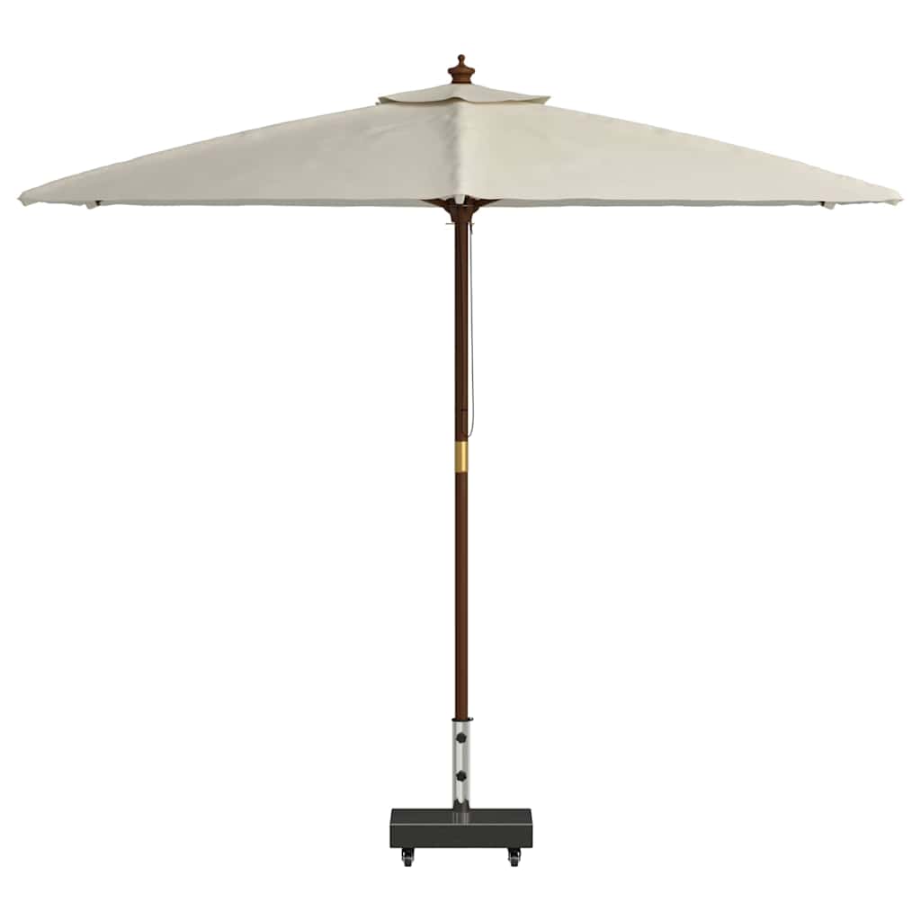Základna pro slunečník Černá 45 x 25 x 45 cm Žula a ocel