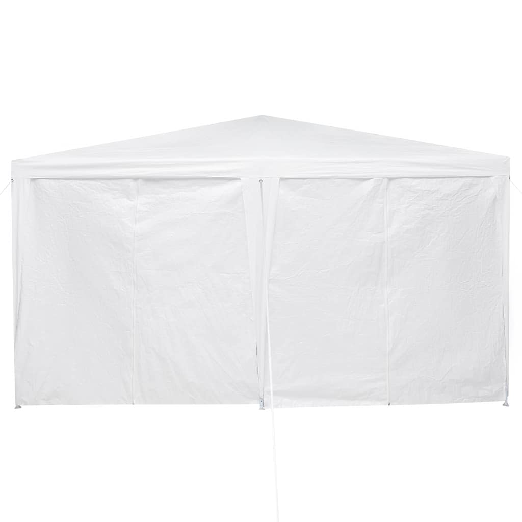 Party Stan Bílá 400 x 400 x 266 cm Polyester a ocel