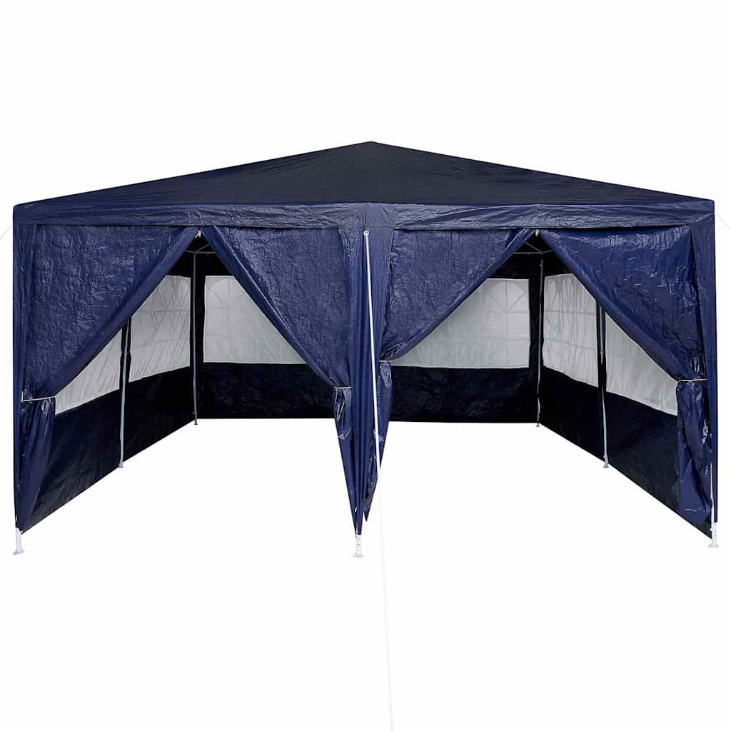 Party Stan Modrá a bílá 400 x 400 x 266 cm Polyester a ocel
