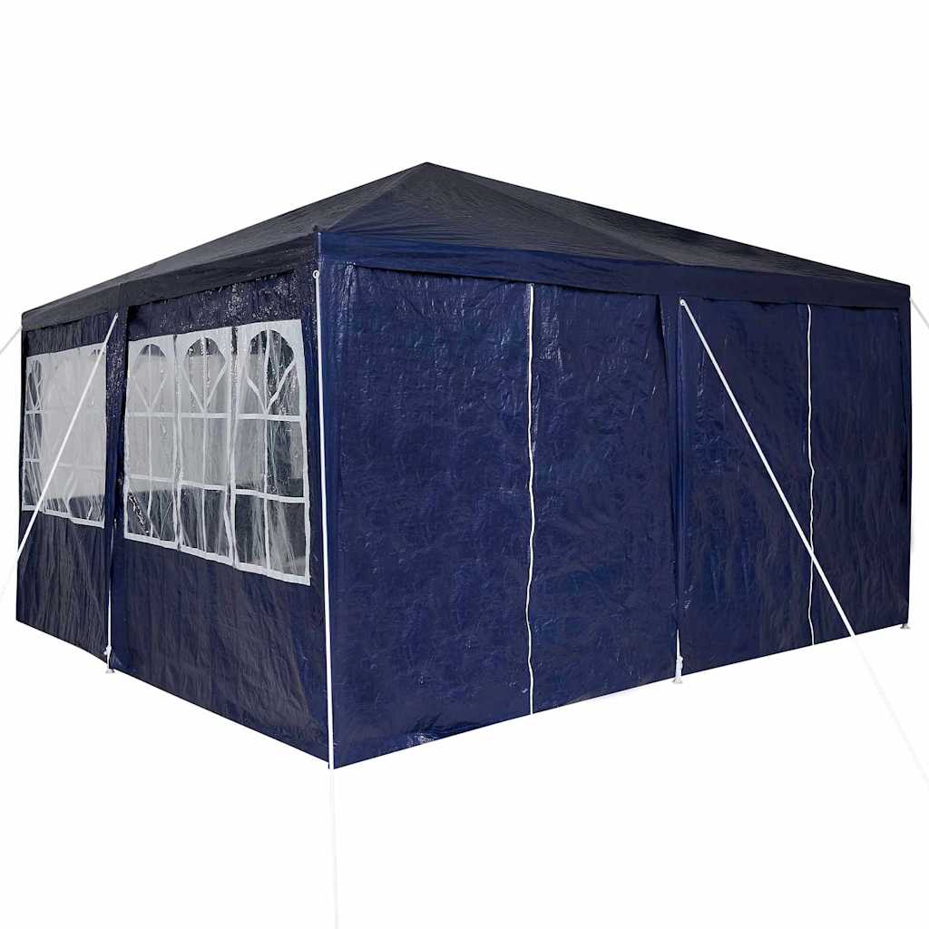 Party Stan Modrá a bílá 400 x 400 x 266 cm Polyester a ocel