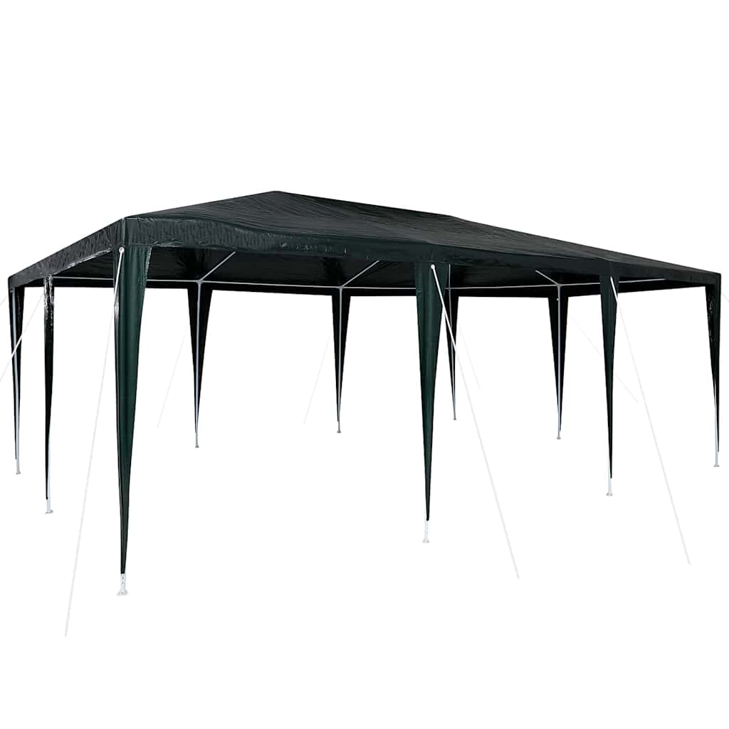 Party Stan Zelená a bílá 600 x 400 x 266 cm Polyester a ocel