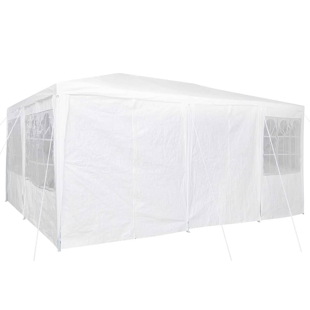 Party Stan Bílá 600 x 400 x 266 cm Polyester a ocel