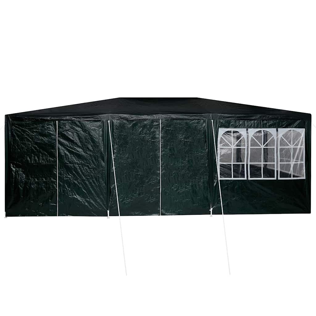 Party Stan Zelená a bílá 600 x 400 x 266 cm Polyester a ocel