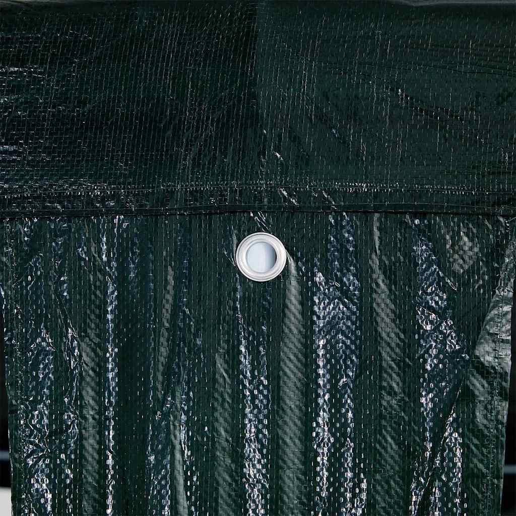 Party Stan Zelená a bílá 800 x 400 x 266 cm Polyester a ocel
