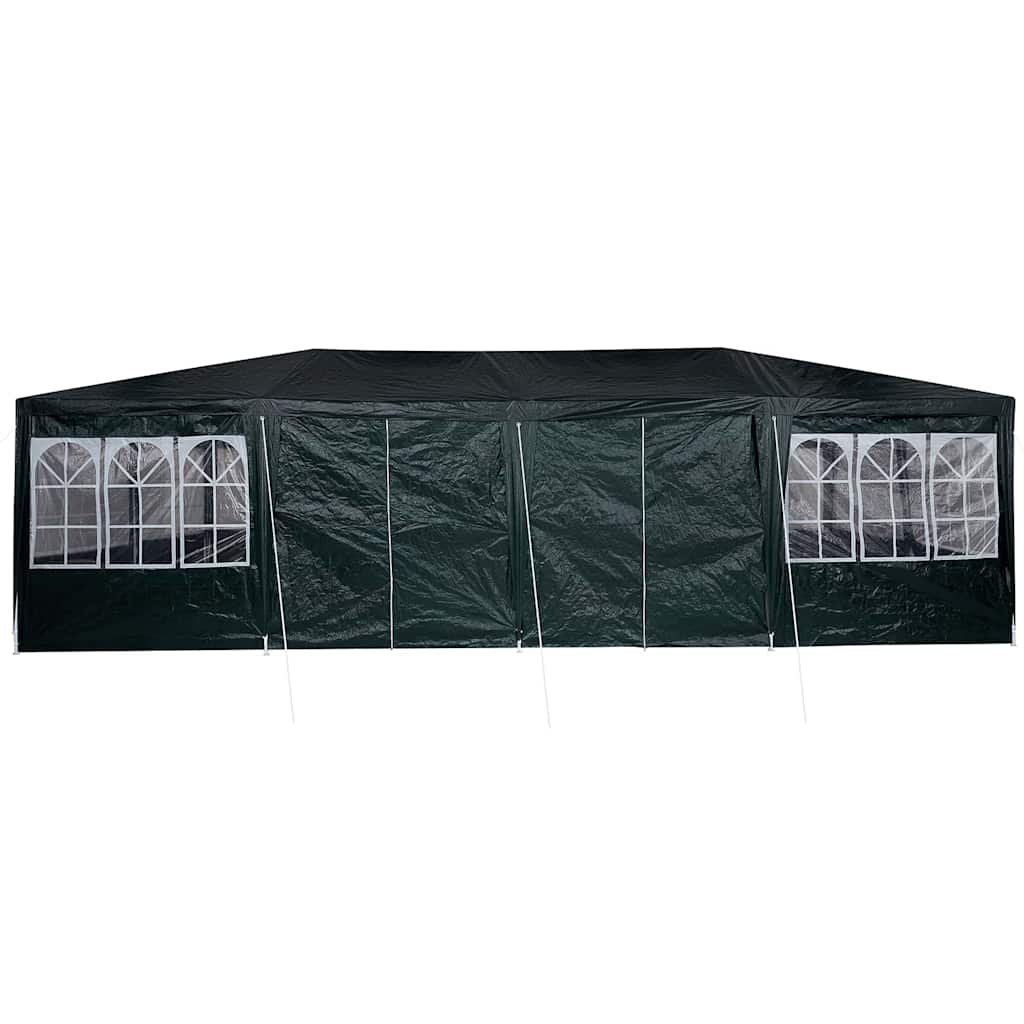 Party Stan Zelená a bílá 800 x 400 x 266 cm Polyester a ocel