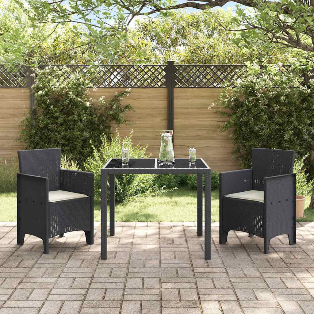 Zahradní křeslo 2 pcs Antracit 53 x 49 x 85 cm PP