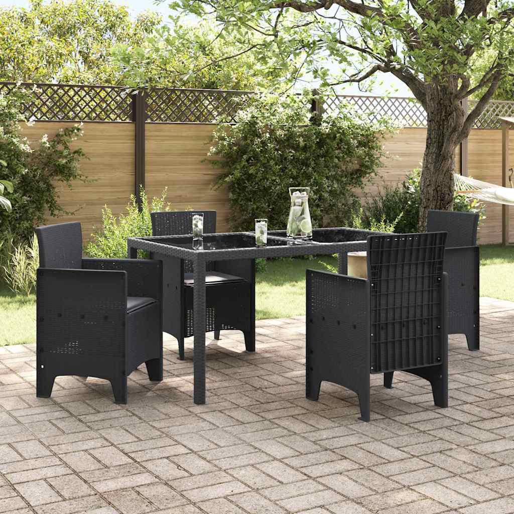 Zahradní křeslo 4 pcs Antracit 53 x 49 x 85 cm PP