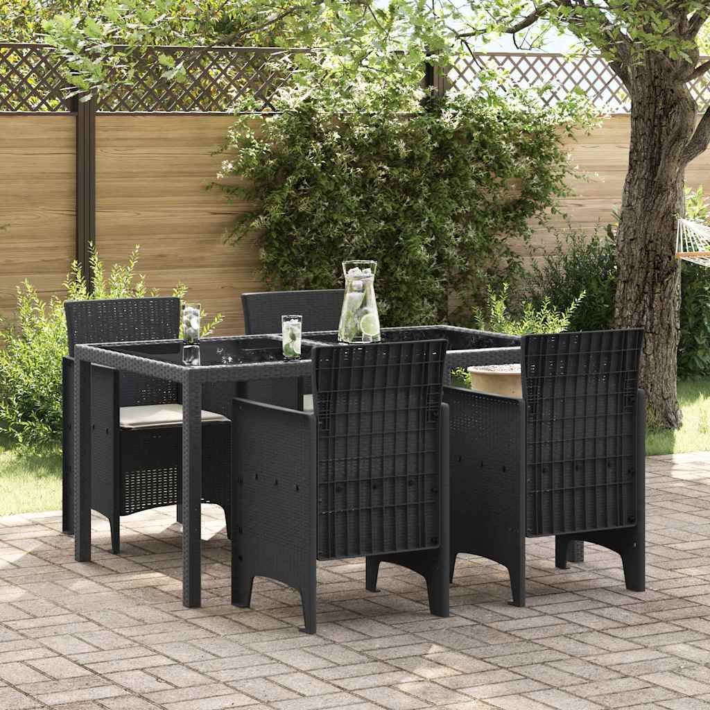 Zahradní křeslo 4 pcs Antracit 53 x 49 x 85 cm PP