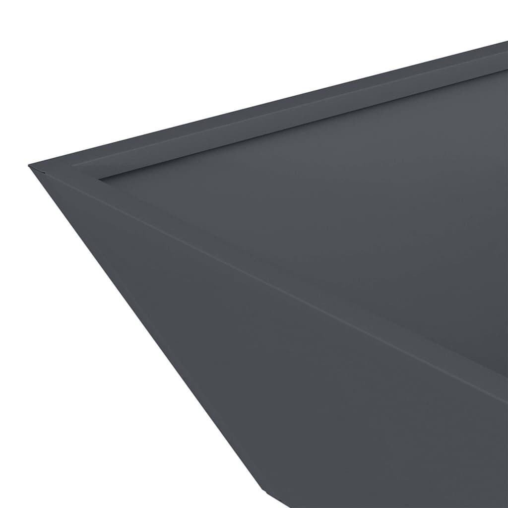 Zahradní mistička na květiny 5 pcs Antracit 50 x 50 x 15 cm