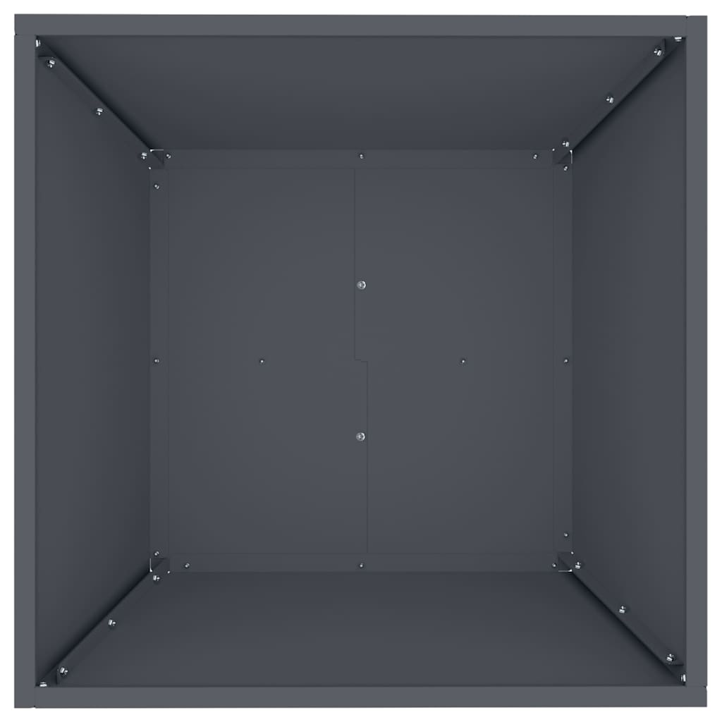 Zahradní mistička na květiny 5 pcs Antracit 50 x 50 x 15 cm