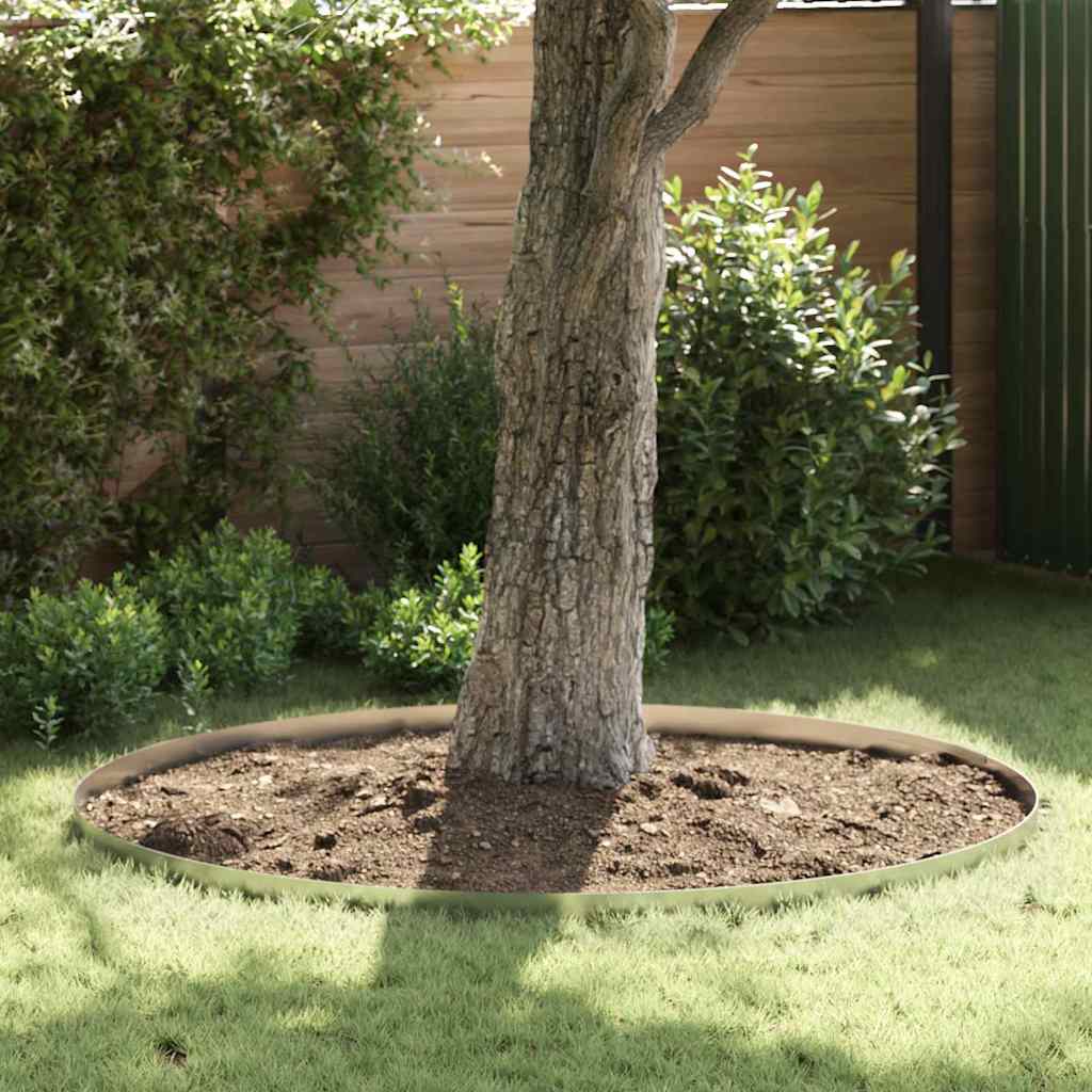 Okraj trávníku 4 pcs Stříbrná 450 x 10 cm Pozinkovaná ocel