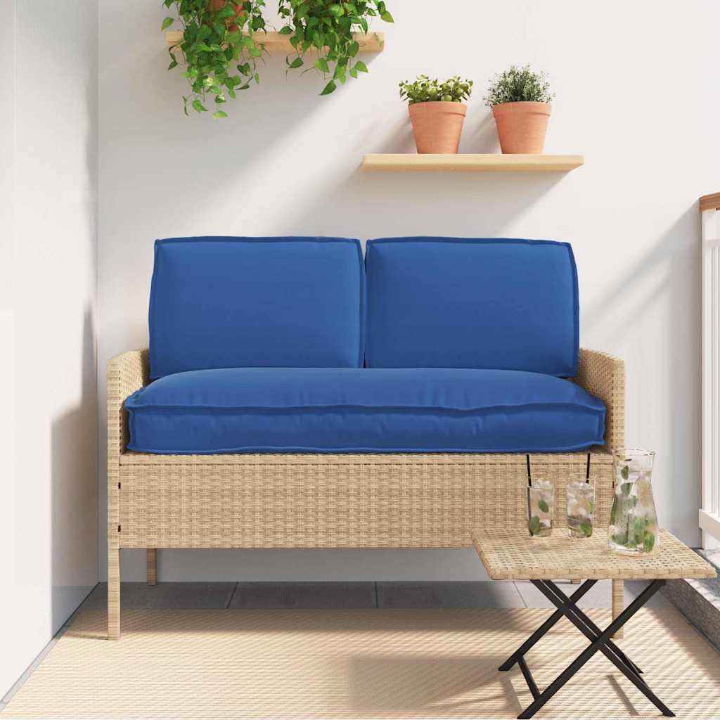 Sada polštářů na paletu 3 pcs Královská modrá 120 x 50 x 12 cm