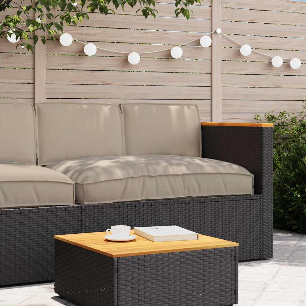 Sada polštářů na paletu 3 pcs Taupe 120 x 80 x 12 cm