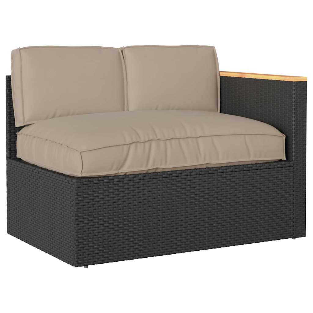 Sada polštářů na paletu 3 pcs Taupe 120 x 80 x 12 cm