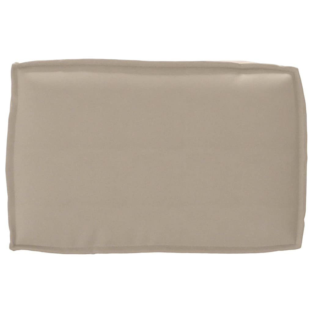 Sada polštářů na paletu 3 pcs Taupe 120 x 80 x 12 cm
