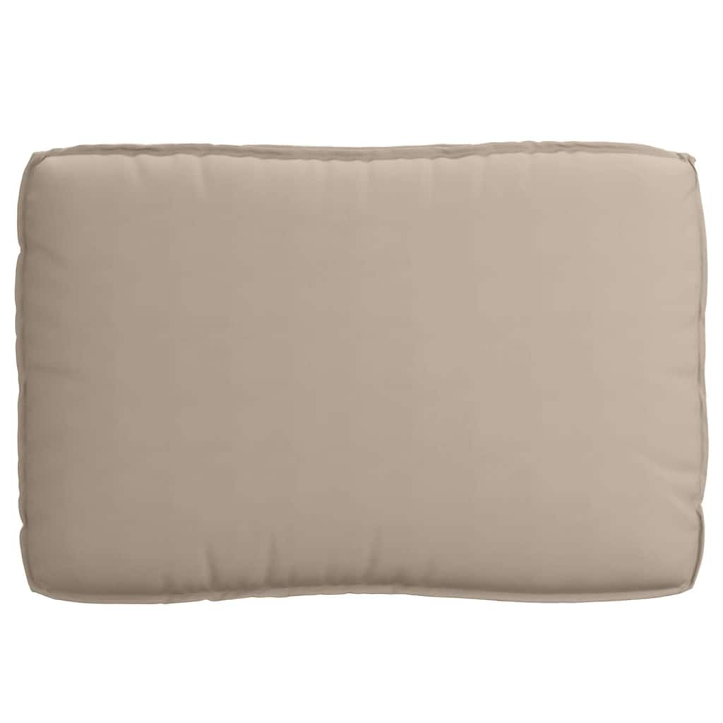 Sada polštářů na paletu 3 pcs Taupe 120 x 80 x 12 cm